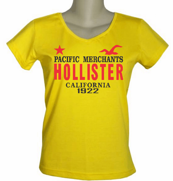 CAMISETA BABY LOOK GOLA V FEMININA