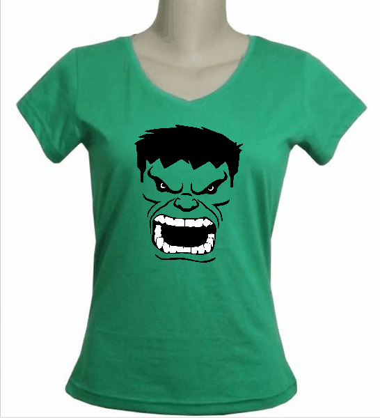 CAMISETA BABY LOOK GOLA V FEMININA