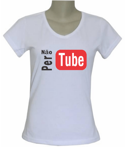 CAMISETA BABY LOOK GOLA V FEMININA