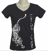 CAMISETA BABY LOOK GOLA V FEMININA